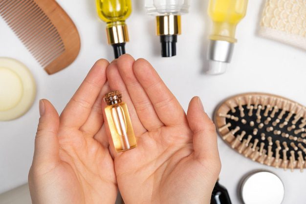 أهم زيوت الشعر المختلفة