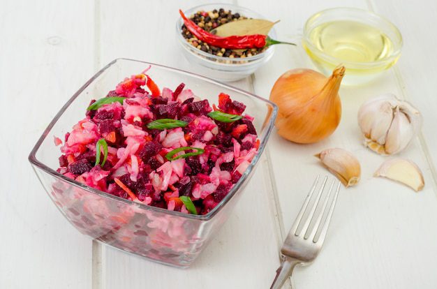 طريقة عمل سلطة الشمندر مع البصل